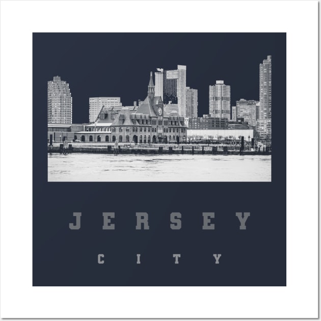 new jersey city nj T-Shirt Wall Art by TATOH